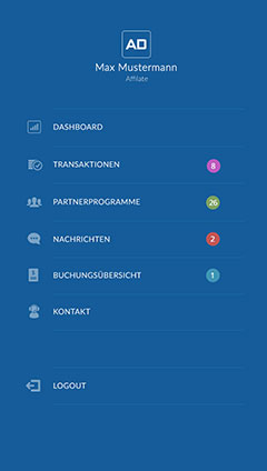 Navigation in der ADCELL App